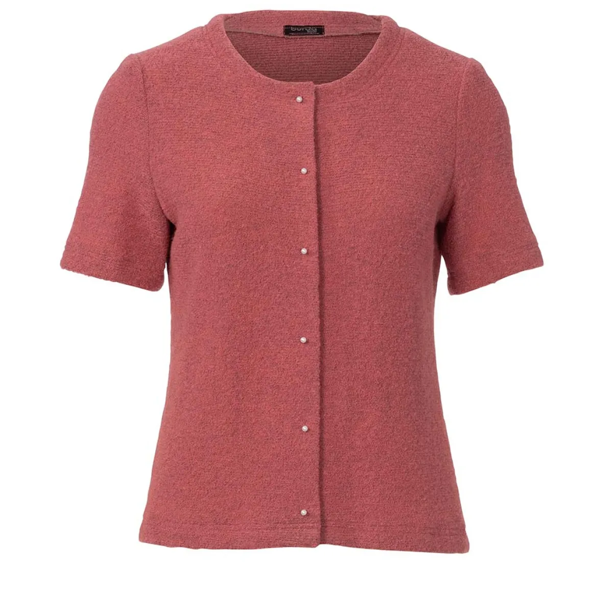 Giesse Scampoli Giacche>Cardigan con scollo arrotondato