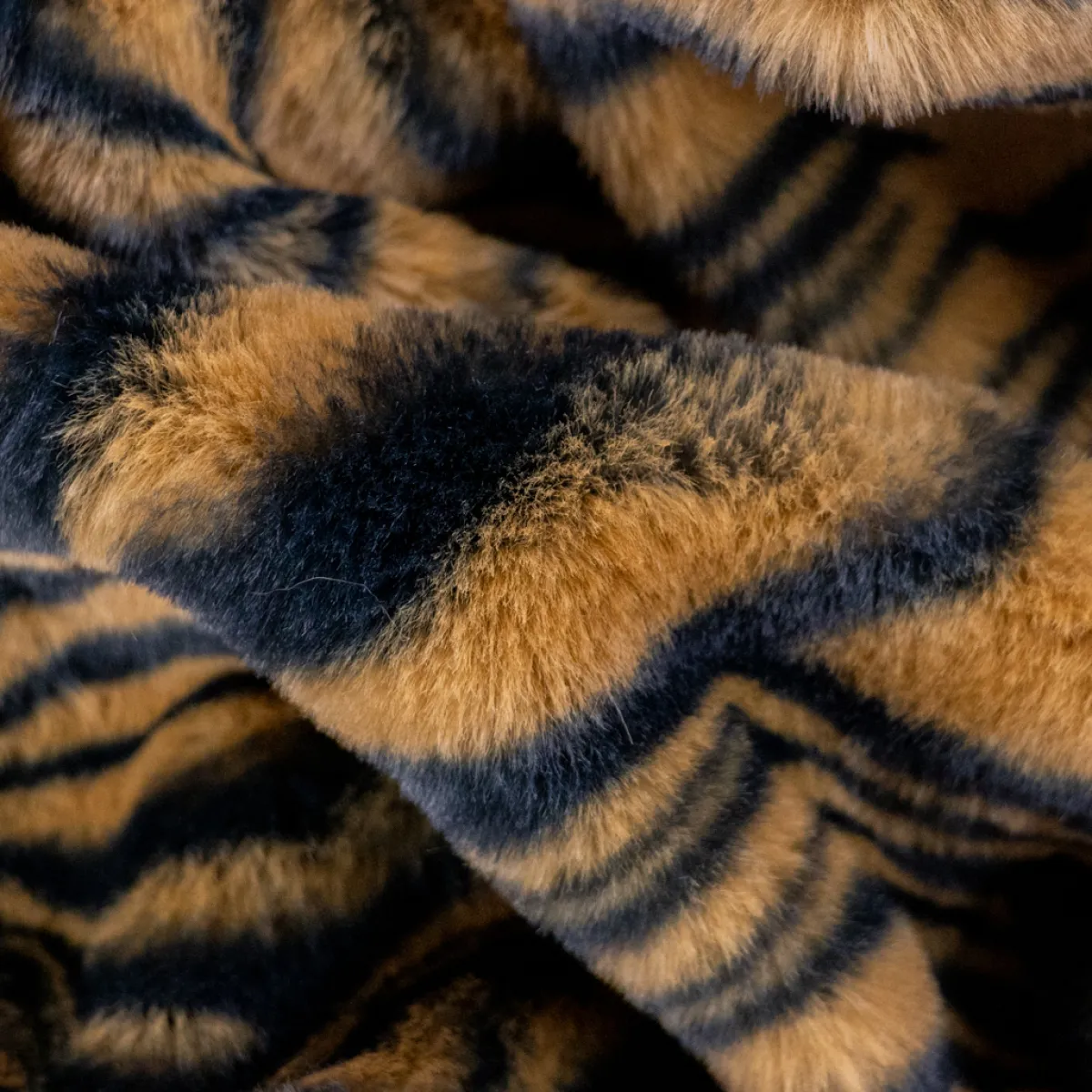 Giesse Scampoli Pelliccia Sintetica E Finta Pelle>CASTORINO TIGRE