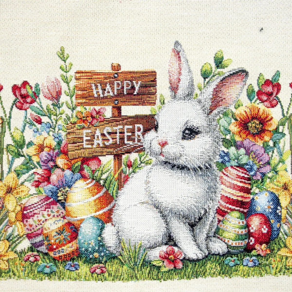 Giesse Scampoli Tovaglie Fantasia|Pannelli Per Cuscini>CENTRO TAVOLA 100X100 EASTER BUNNY