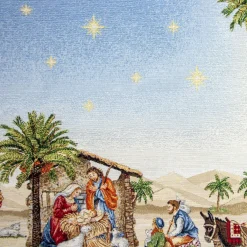 Giesse Scampoli Tovaglie Fantasia>CENTRO TAVOLA 100X100 NATALE