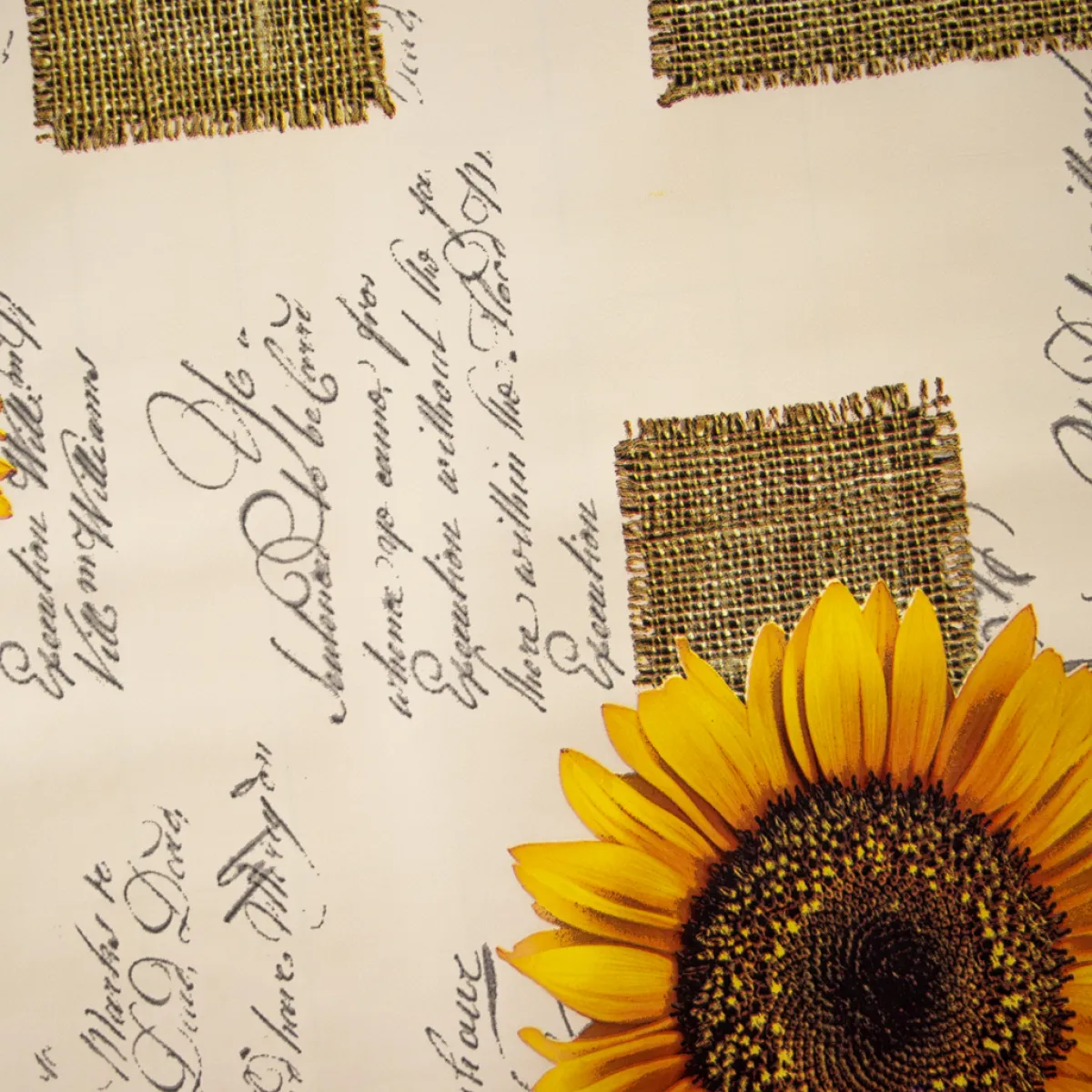 Giesse Scampoli Cotoni Resinati E Tovaglie Cerate>CERATA FANTASIA GIRASOLI