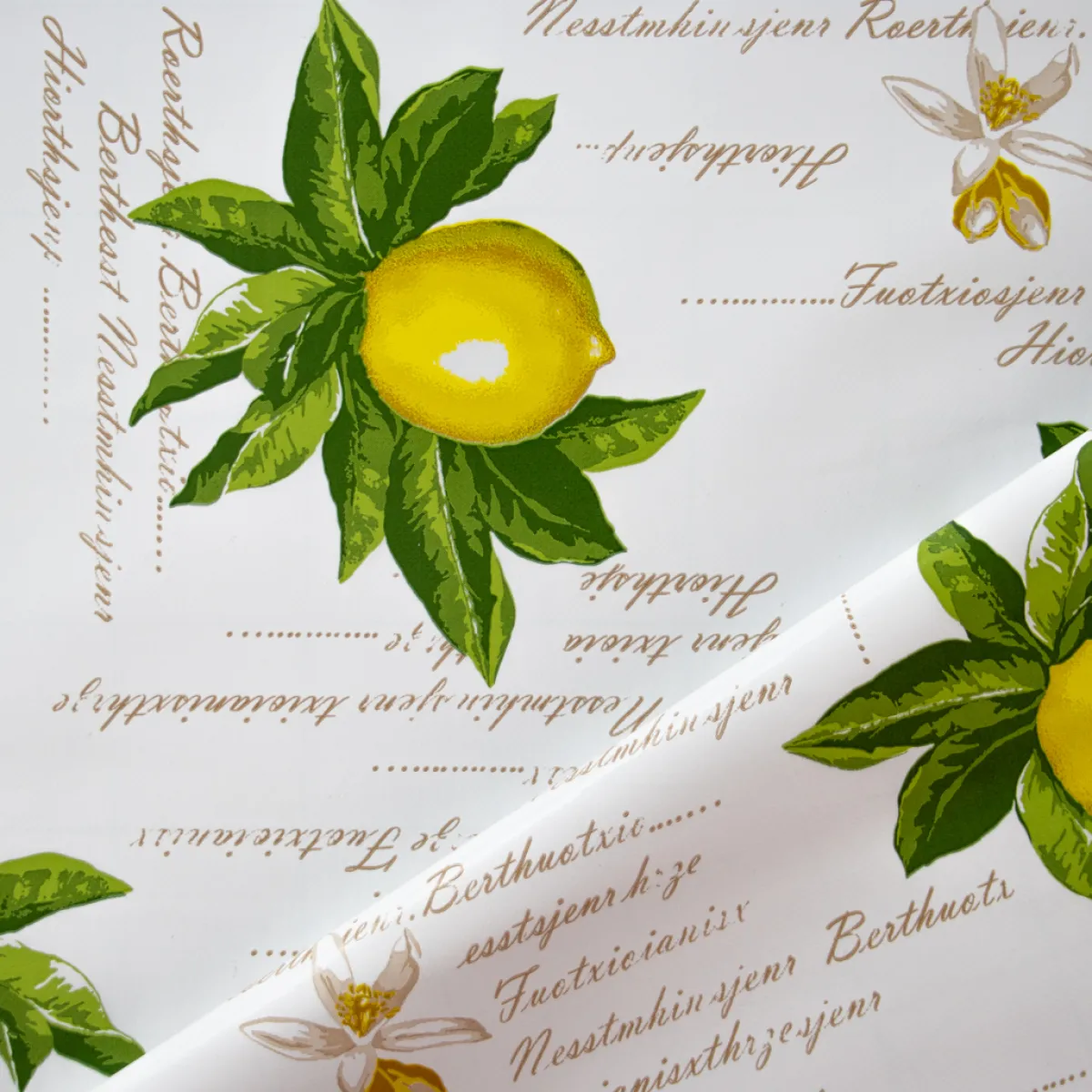 Giesse Scampoli Cotoni Resinati E Tovaglie Cerate>CERATA FANTASIA LIMONI
