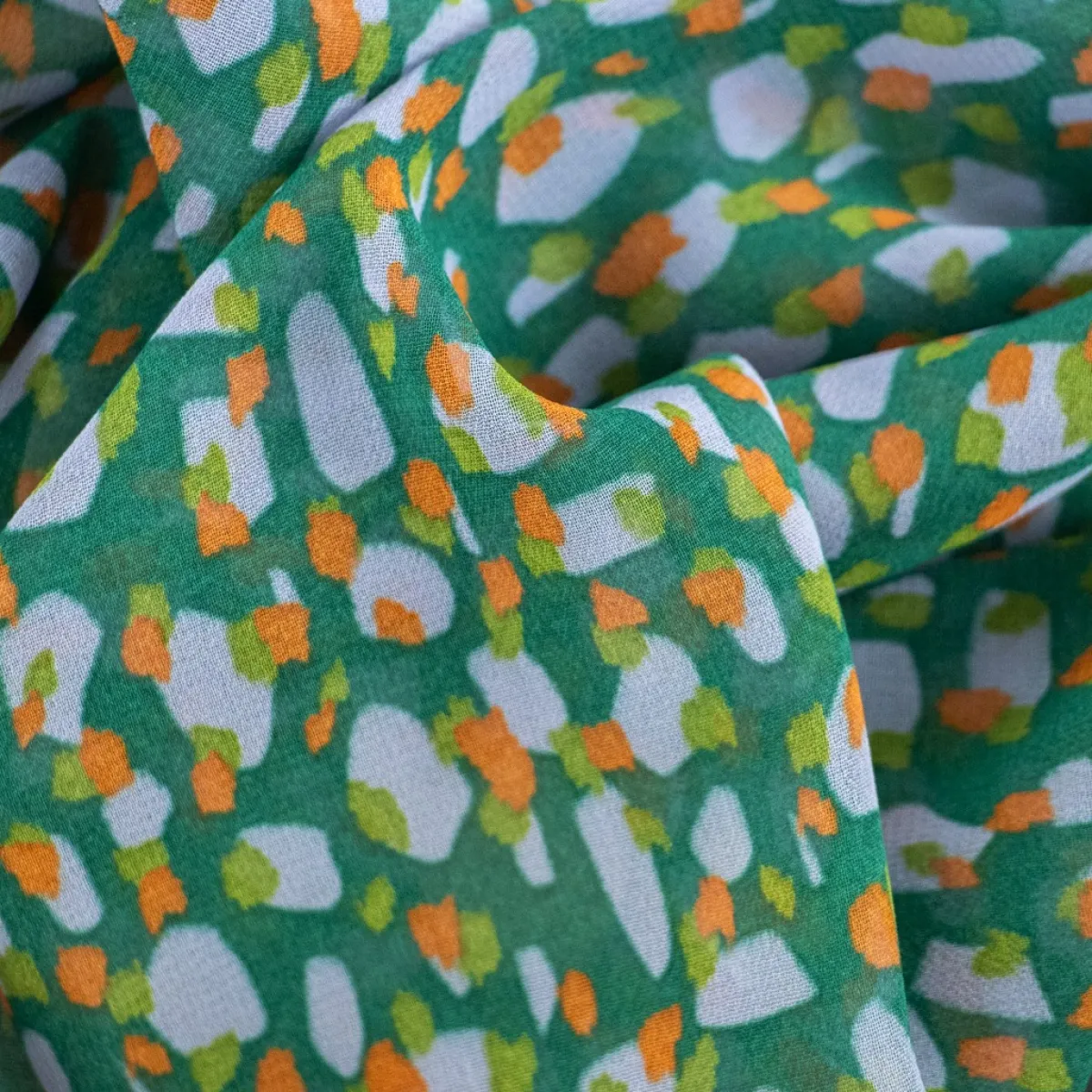 Giesse Scampoli Fantasie Moda>CHIFFON CREPE NICOLETTA ASTRATTO