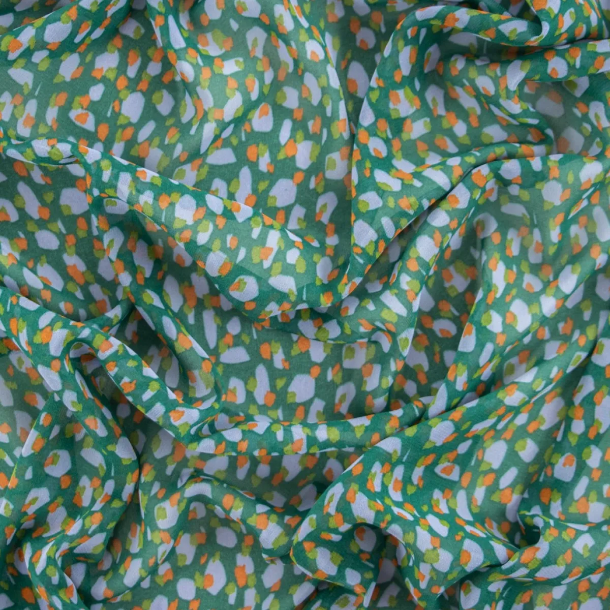 Giesse Scampoli Fantasie Moda>CHIFFON CREPE NICOLETTA ASTRATTO