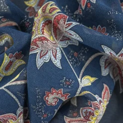 Giesse Scampoli Fantasie Moda>CHIFFON CREPE NICOLETTA FIORI CACHEMIRE