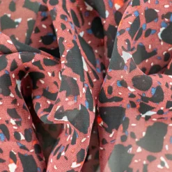 Giesse Scampoli Fantasie Moda>CHIFFON CREPE NICOLETTA MACCHIE