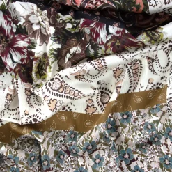 Giesse Scampoli Fantasie Moda>CHIFFON GOFFRATO NICOLETTA CACHEMIRE