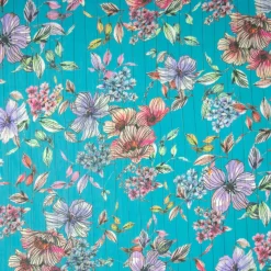 Giesse Scampoli Fantasie Moda>CHIFFON NICOLETTA LUREX FIORI