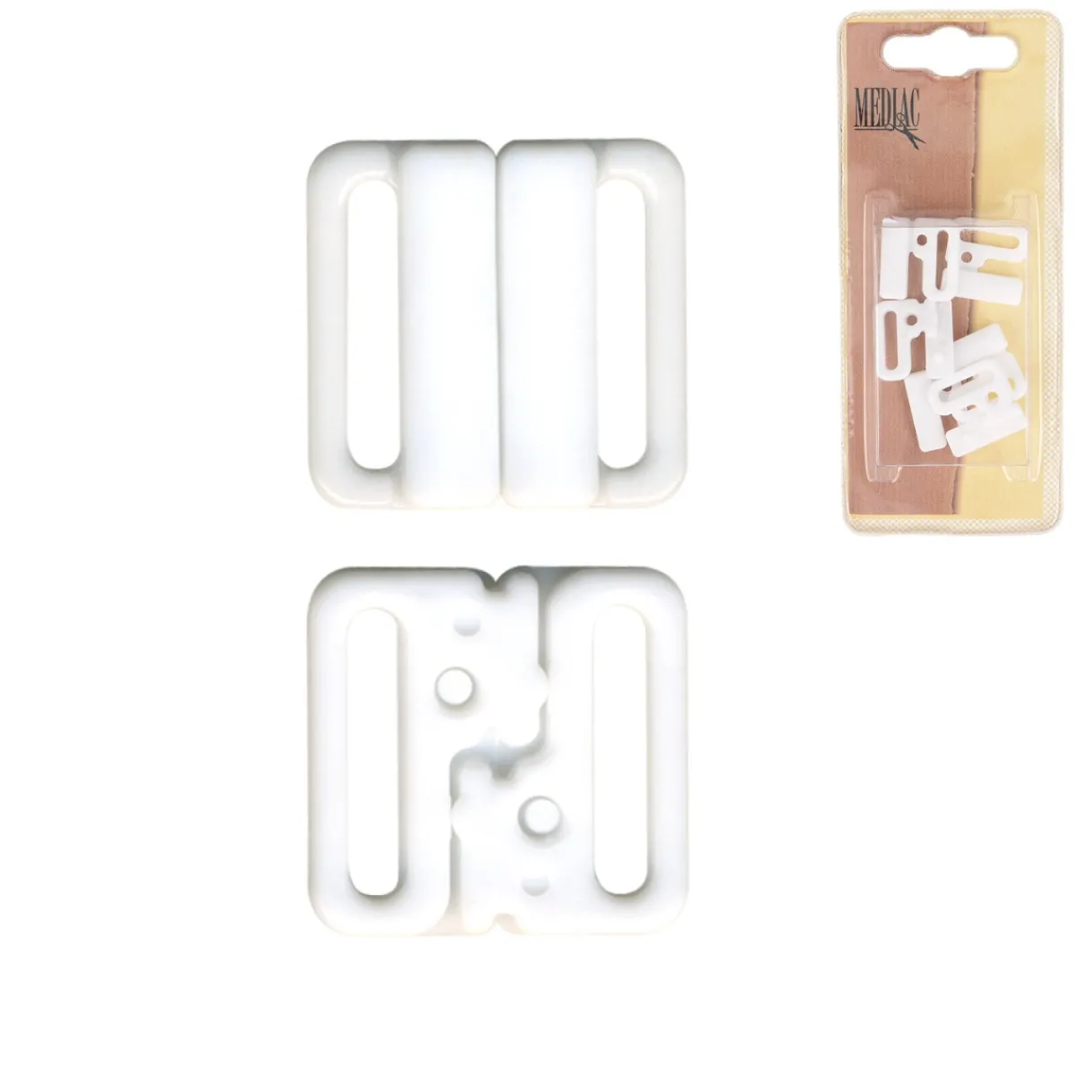Giesse Scampoli Chiusure Ed Accessori Intimo>Clips per bikini 3 sets 20 mm