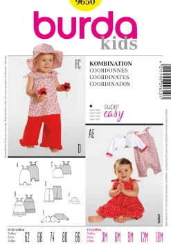 Cartamodelli Burda Neonati|Bambini>COMBINAZIONE