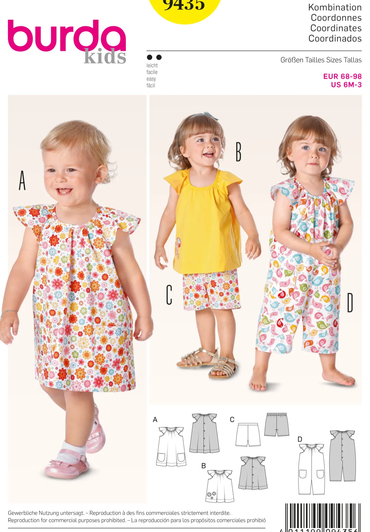 Cartamodelli Burda Neonati|Bambini>combinazione