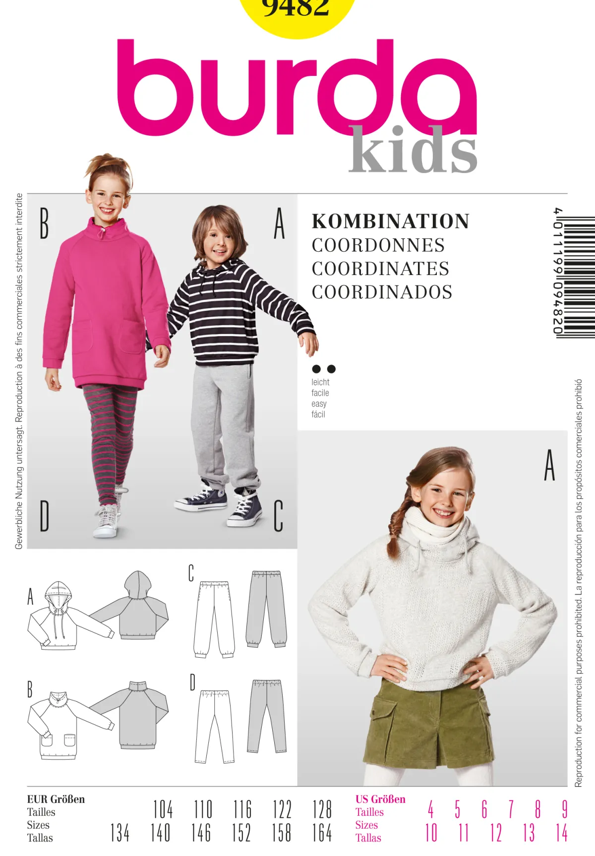 Cartamodelli Burda Neonati|Bambini>combinazione