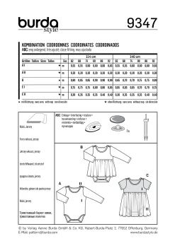 Cartamodelli Burda Neonati|Bambini>combinazione