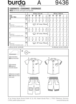 Cartamodelli Burda Neonati|Bambini>combinazione