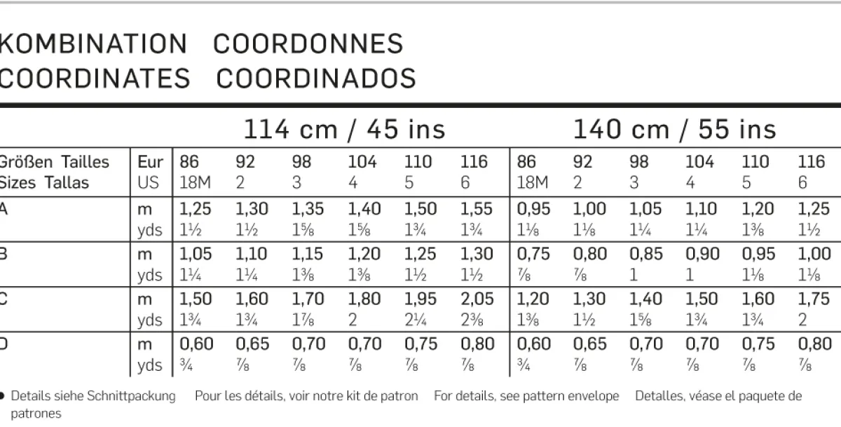 Cartamodelli Burda Neonati|Bambini>combinazione