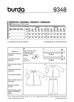 Cartamodelli Burda Neonati|Bambini>combinazione