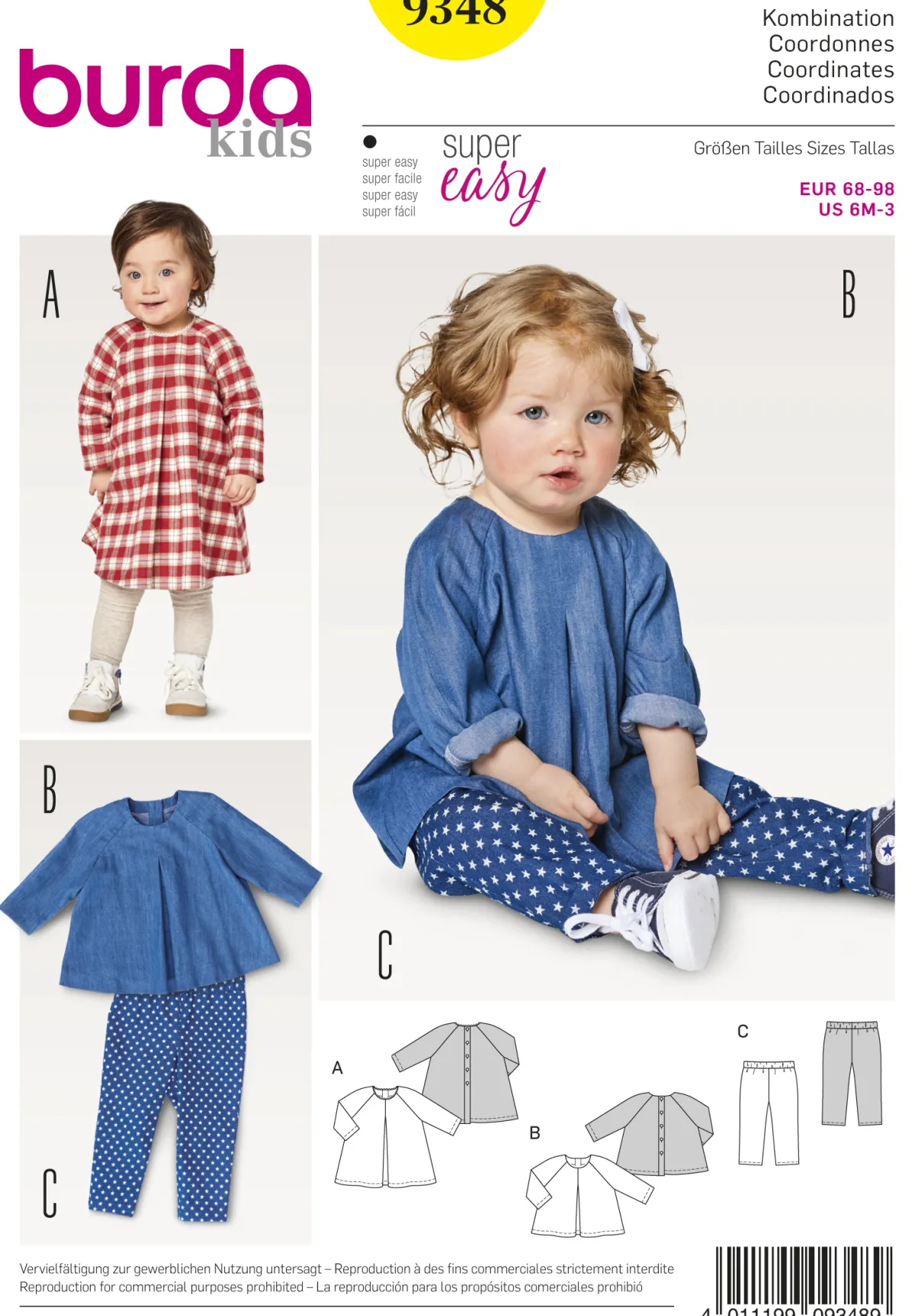 Cartamodelli Burda Neonati|Bambini>combinazione