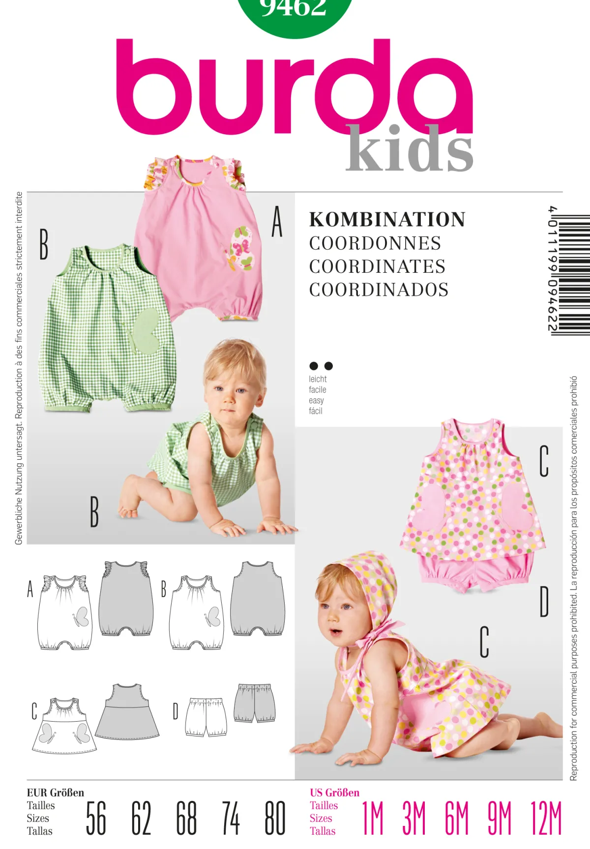 Cartamodelli Burda Neonati|Bambini>combinazione
