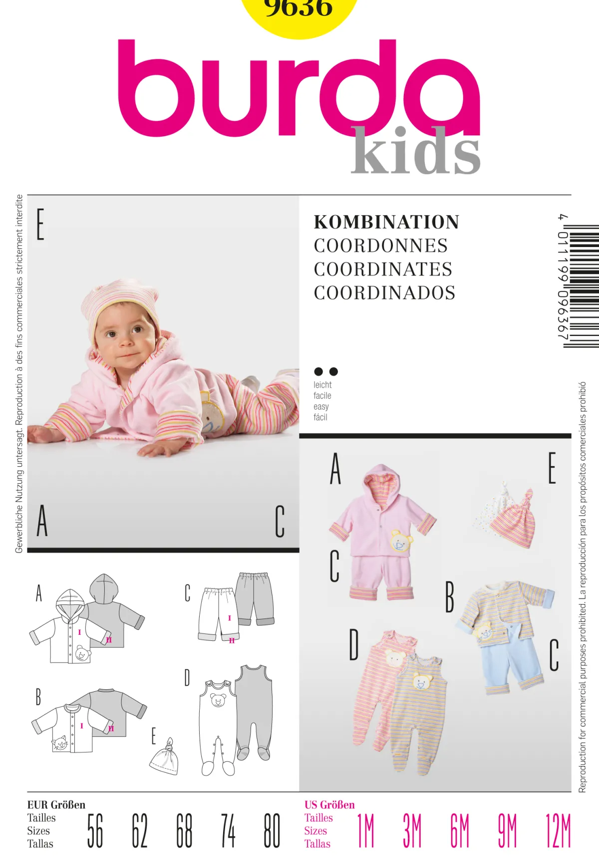 Cartamodelli Burda Neonati|Bambini>combinazione