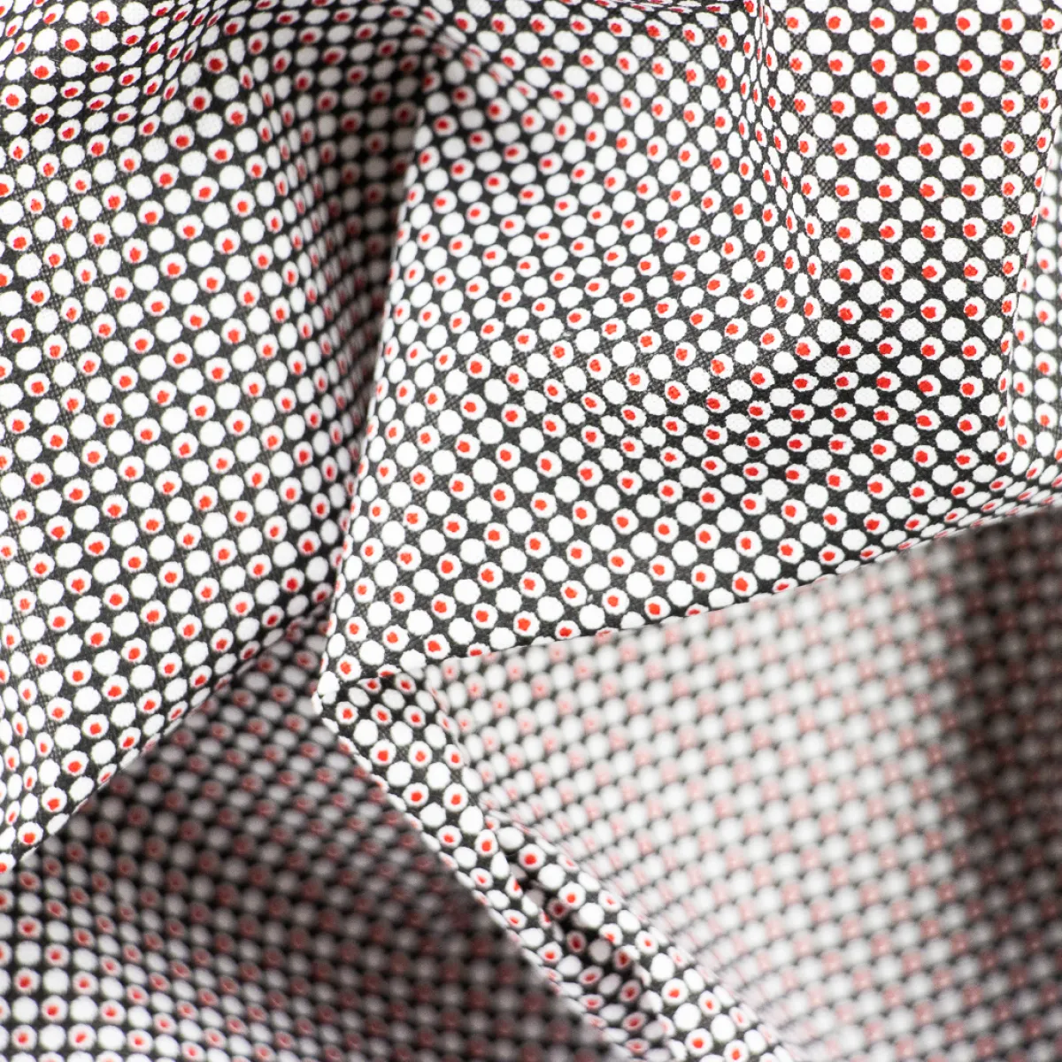 Giesse Scampoli Camiceria>COTONE CAMICERIA CRAVATTA GEOMETRICO