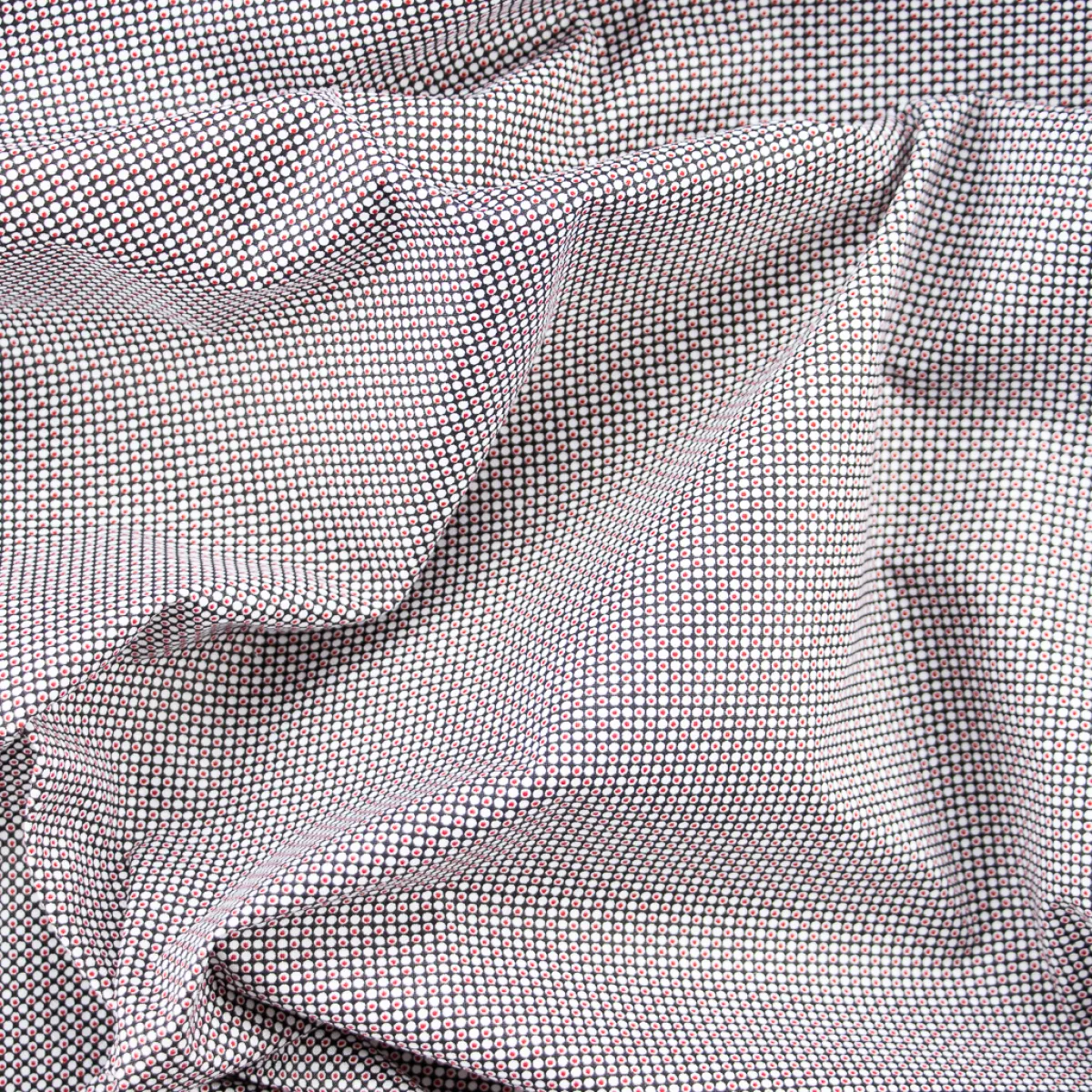 Giesse Scampoli Camiceria>COTONE CAMICERIA CRAVATTA GEOMETRICO