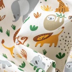 Bambino Giesse Scampoli Maglia E Jersey|Felpa E Jersey Fantasia>COTONE FANTASIA TOYS ANIMALI GIUNGLA