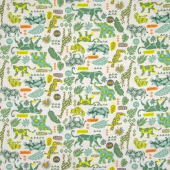 Bambino Giesse Scampoli Tessuti In Cotone>COTONE OLANDA JUNGLE