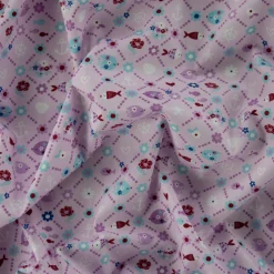 Bambino Giesse Scampoli Tessuti In Cotone>COTONE OLANDA PESCIOLINI