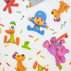 Bambino Giesse Scampoli Tessuti In Cotone>COTONE POKOYO E F. FUMETTI