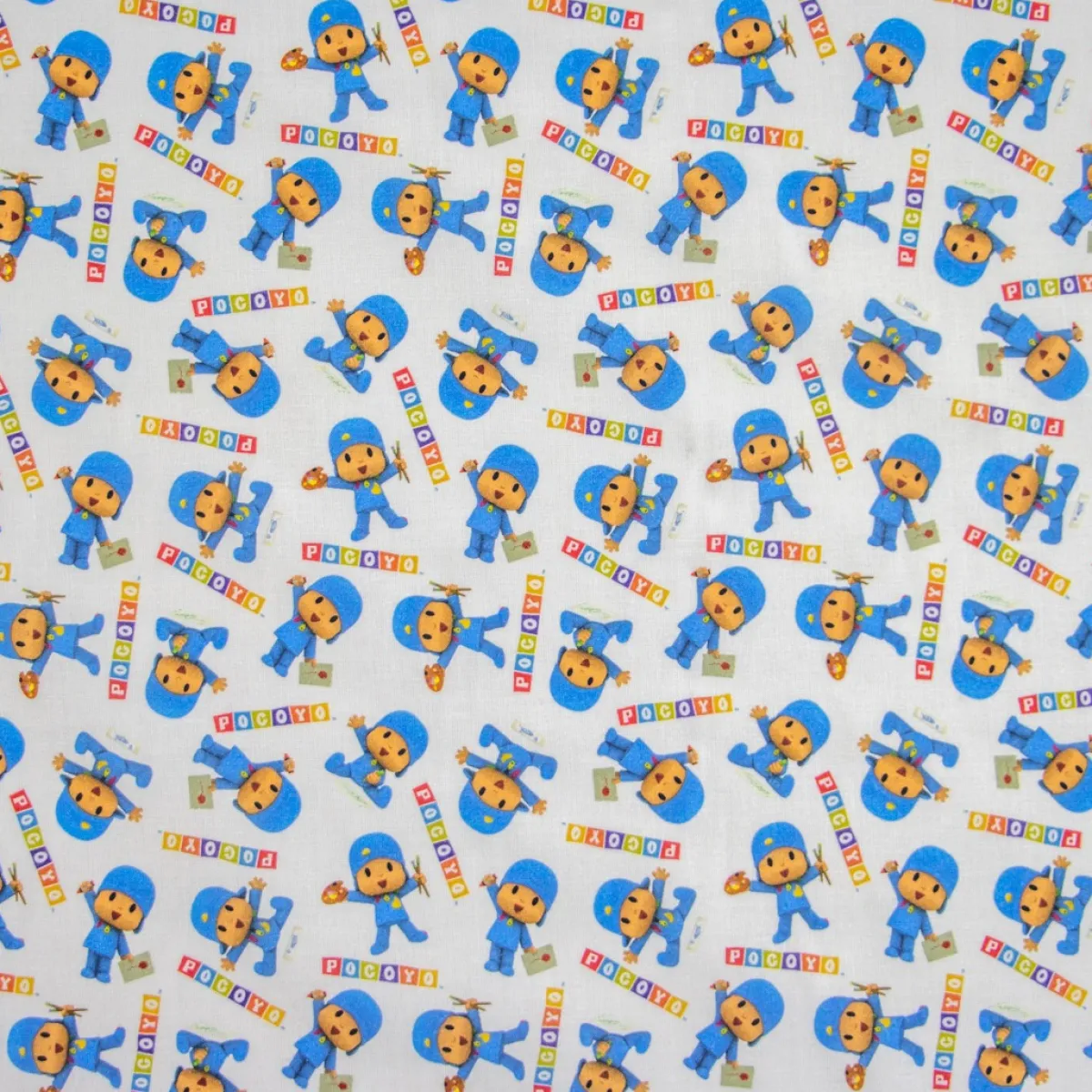 Bambino Giesse Scampoli Tessuti In Cotone>COTONE POKOYO FUMETTI