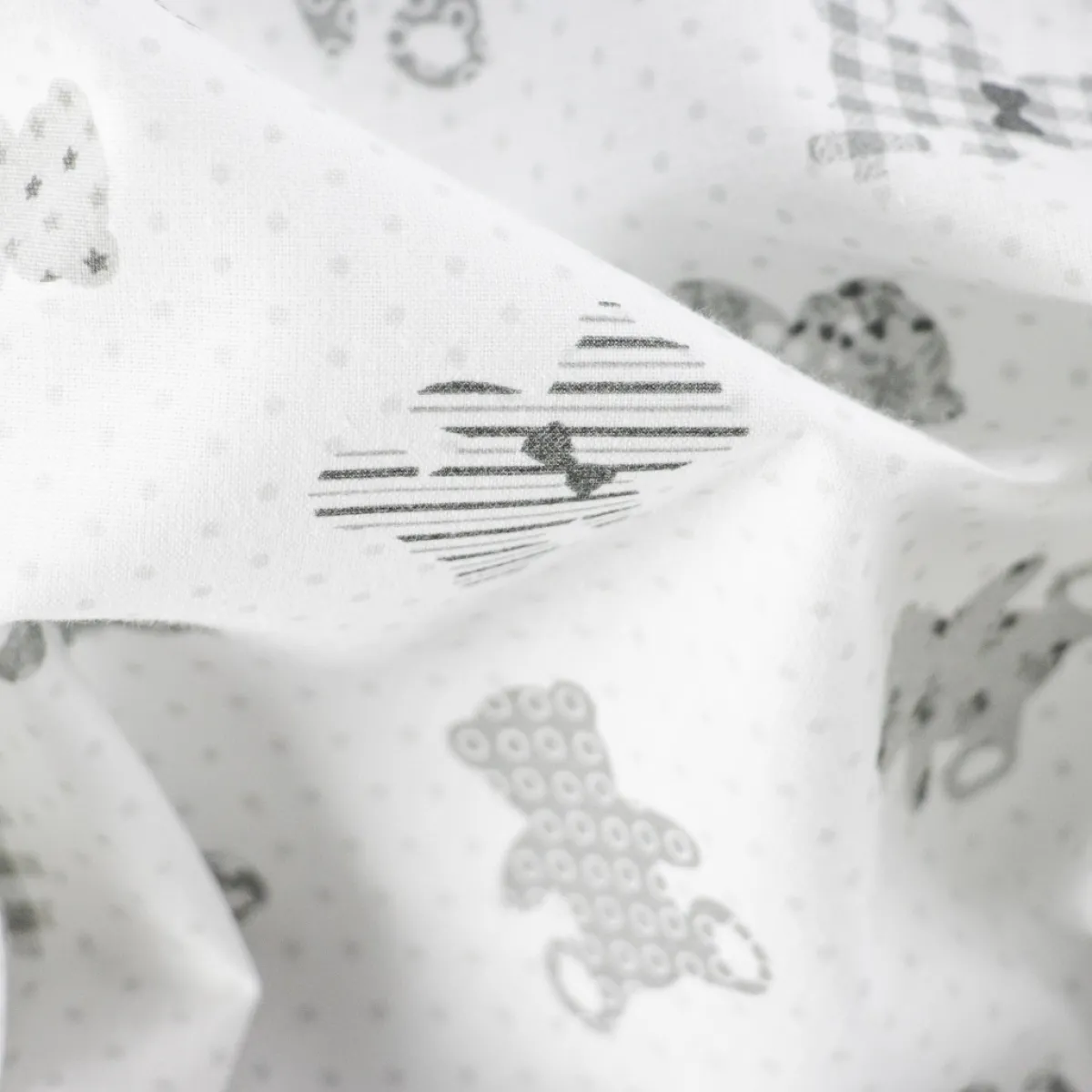 Bambino Giesse Scampoli Tessuti In Cotone>COTONE RAFFAELE DISEGNO TEDDY