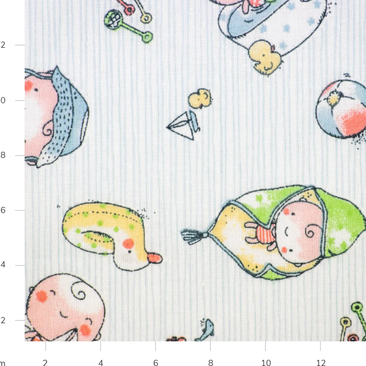 Bambino Giesse Scampoli Tessuti In Cotone>COTONE RAFFAELE PLAYA