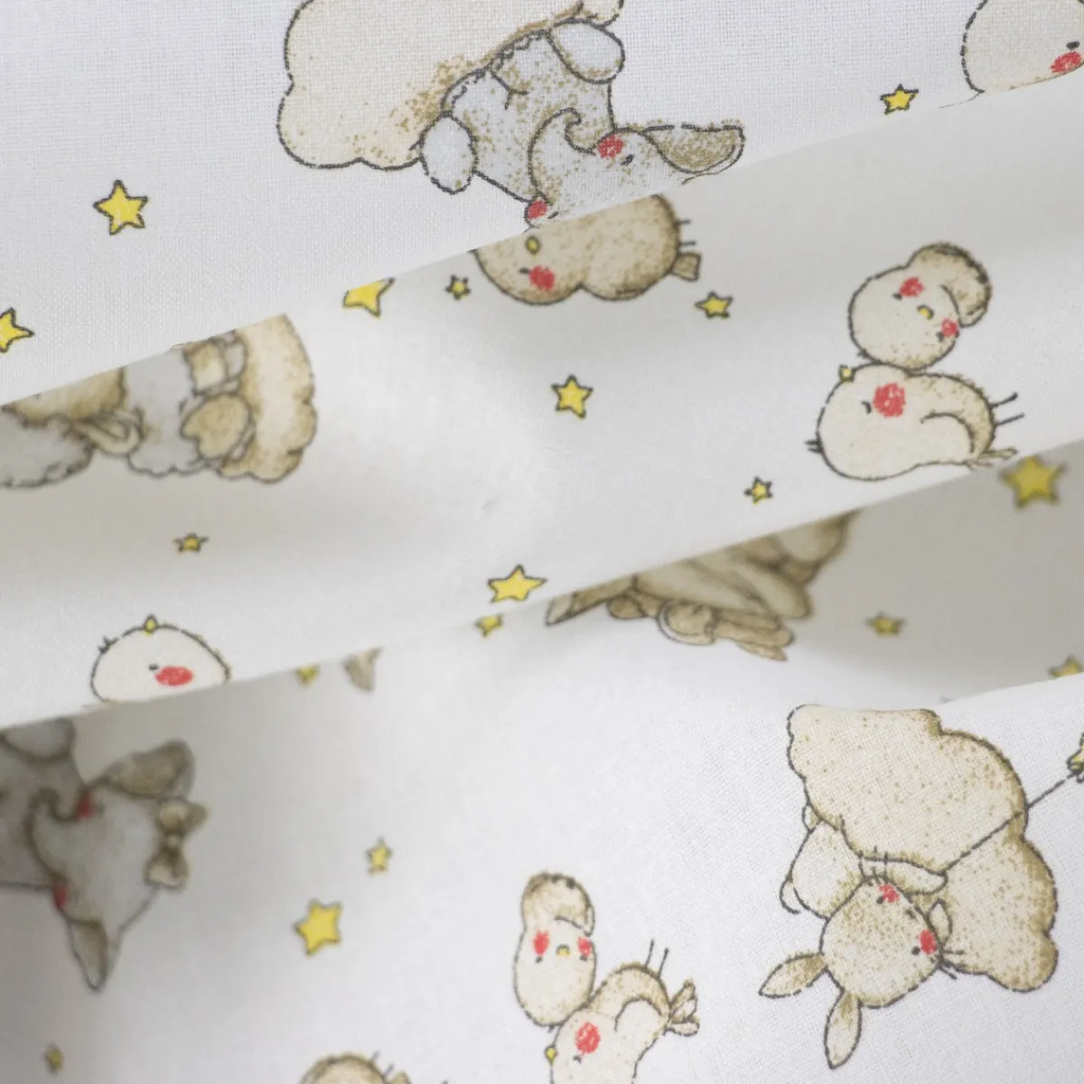Bambino Giesse Scampoli Tessuti In Cotone>COTONE RAFFAELE SHEEP