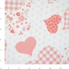 Bambino Giesse Scampoli Tessuti In Cotone>COTONE RAFFAELE TEDDY CUORE