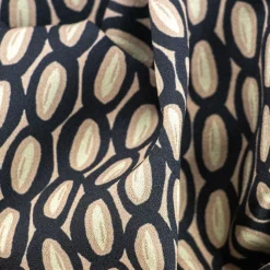 Giesse Scampoli Fantasie Moda>CREPE NICOLETTA GEOMETRICO