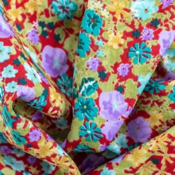 Giesse Scampoli Fantasie Moda>CREPE NICOLETTA MULTIFIORI
