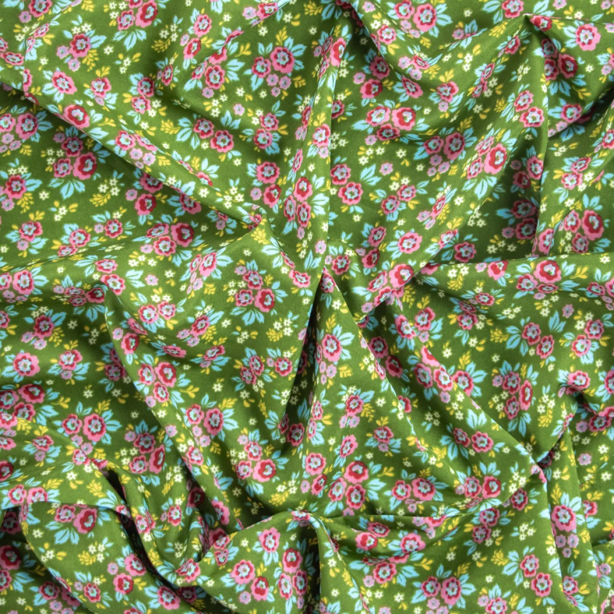 Giesse Scampoli Fantasie Moda>CREPE NICOLETTA MULTIFIORI