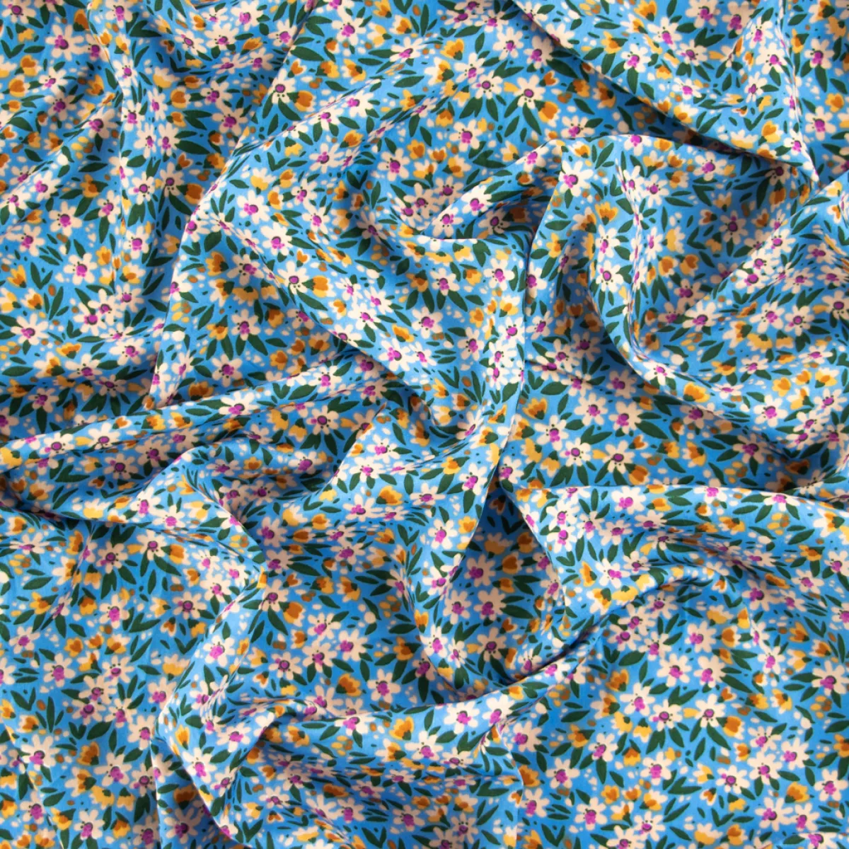 Giesse Scampoli Fantasie Moda>CREPE NICOLETTA MULTIFIORI
