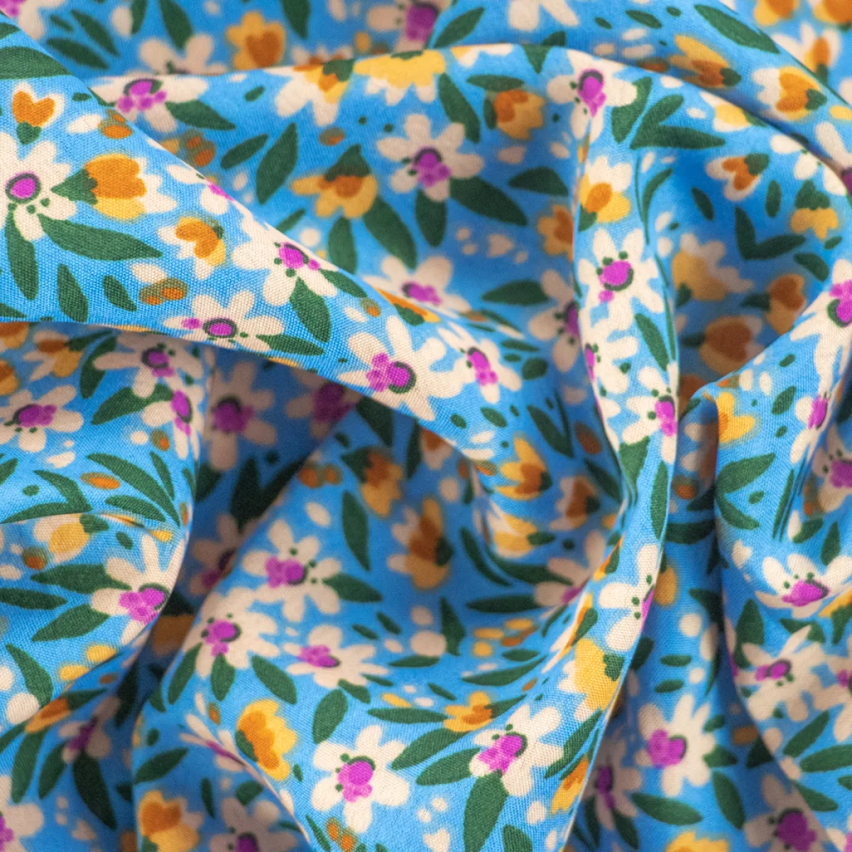 Giesse Scampoli Fantasie Moda>CREPE NICOLETTA MULTIFIORI