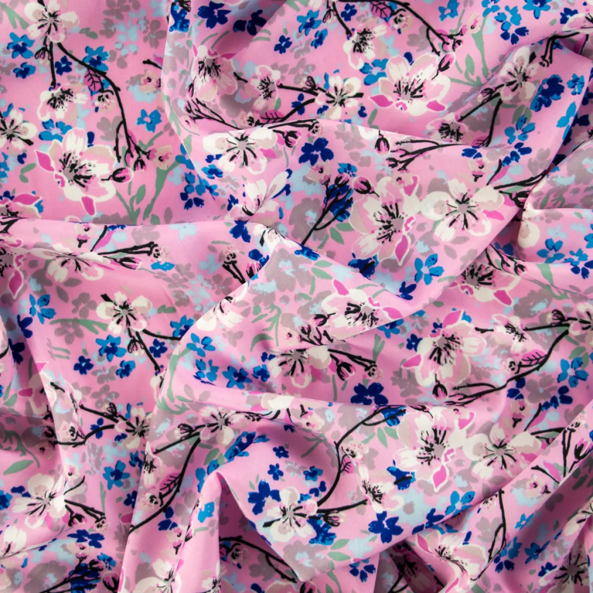 Giesse Scampoli Fantasie Moda>CREPE NICOLETTA MULTIFIORI