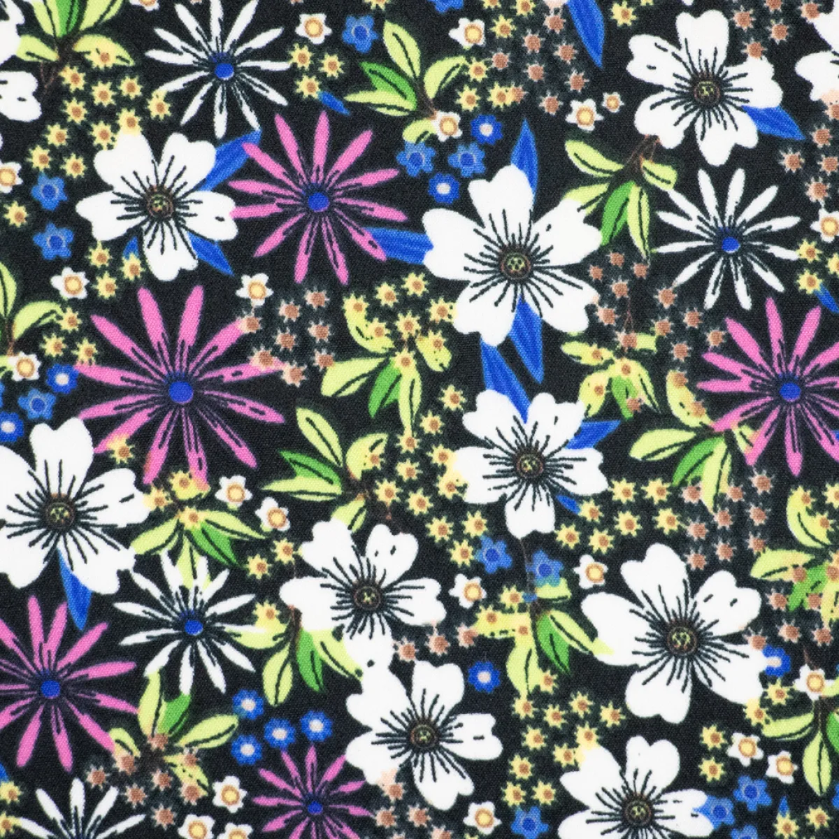 Giesse Scampoli Fantasie Moda>CREPE NICOLETTA MULTIFIORI