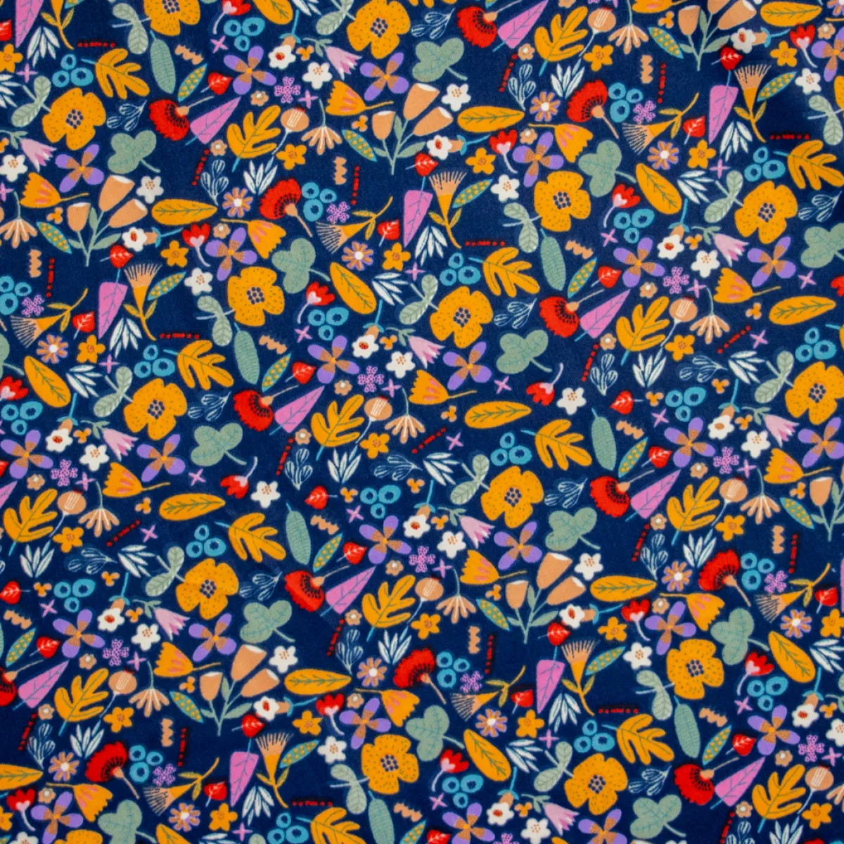 Giesse Scampoli Fantasie Moda>CREPE NICOLETTA MULTIFIORI