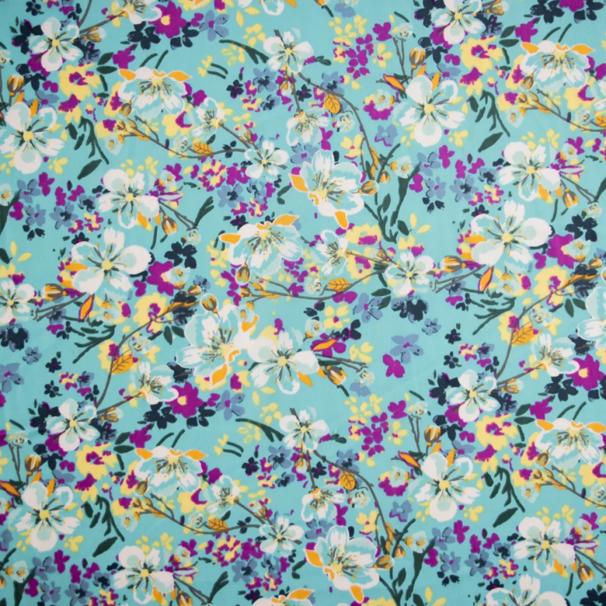 Giesse Scampoli Fantasie Moda>CREPE NICOLETTA MULTIFIORI