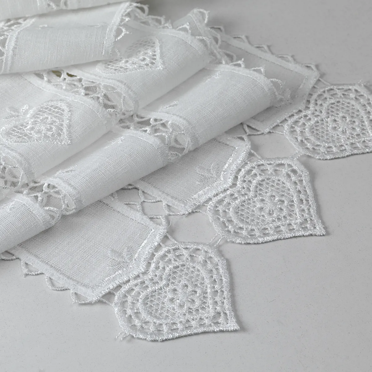Giesse Scampoli Tende A Vetro>CUORE MACRAME' TIROLESE