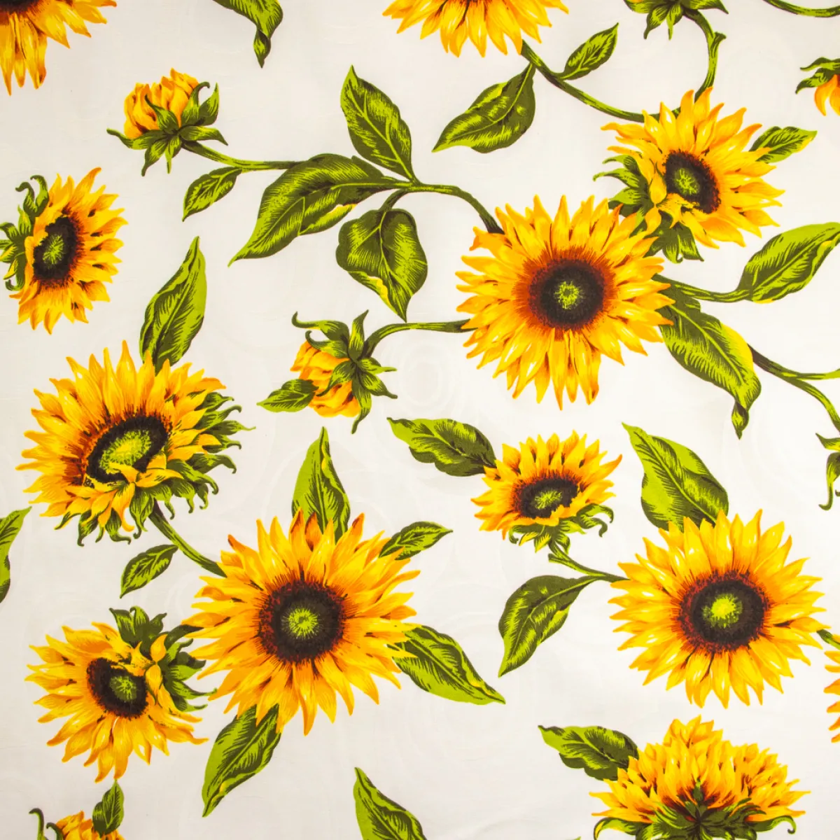 Giesse Scampoli Tovaglie Fantasia>DAMASCATO RAFFA GIRASOLI