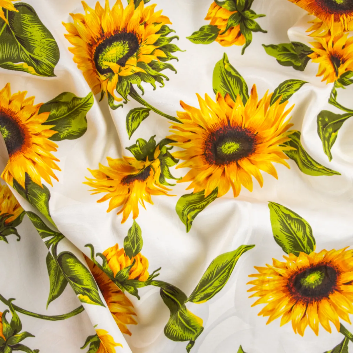 Giesse Scampoli Tovaglie Fantasia>DAMASCATO RAFFA GIRASOLI
