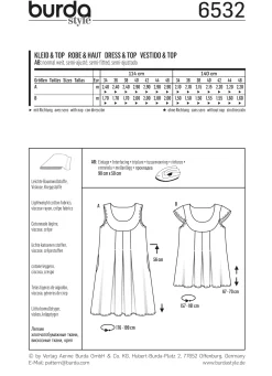 Cartamodelli Burda Top|Abiti>Dress & Top