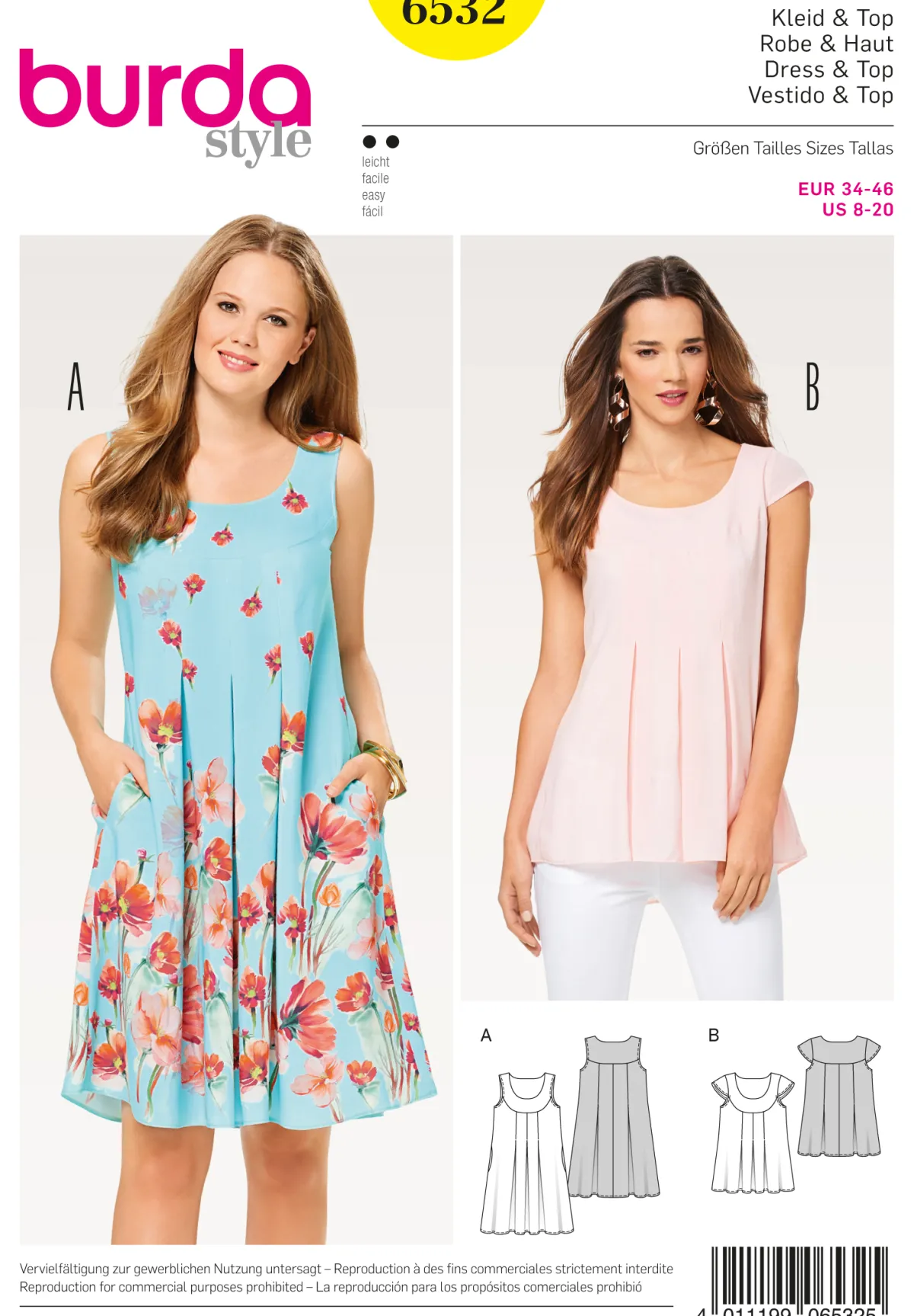 Cartamodelli Burda Top|Abiti>Dress & Top