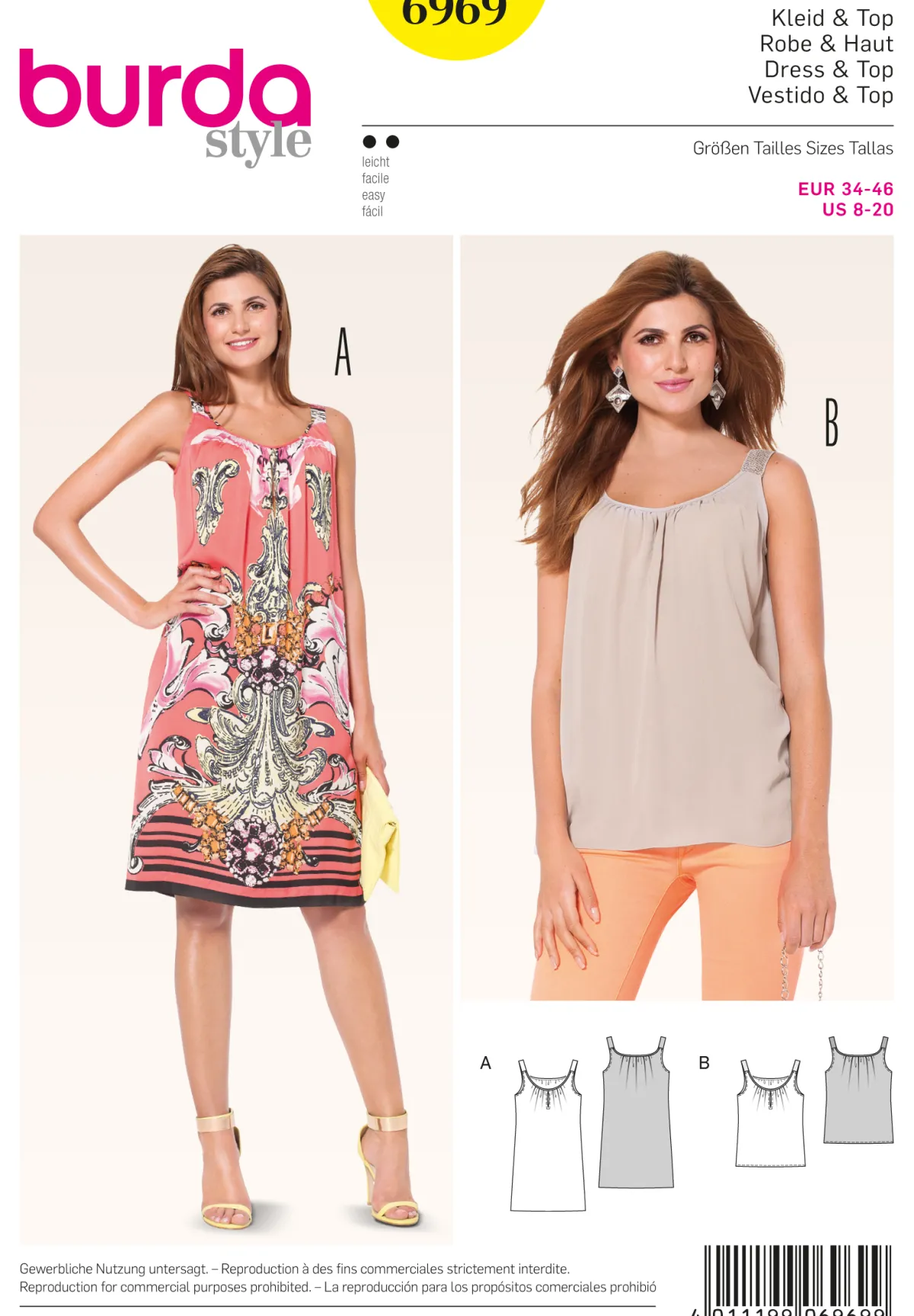 Cartamodelli Burda Top|Abiti>Dress, top
