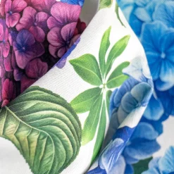 Giesse Scampoli Tovaglie Fantasia>DRILL COTONE DIGITALE BLUE FLOWERS